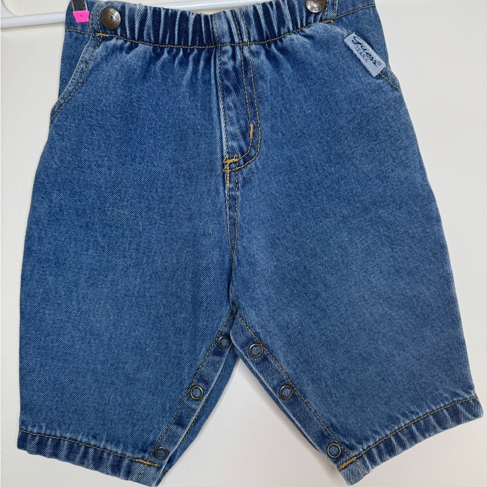 Guess Blue Jeans Elastic Waistband Relaxed Fit Size 6M